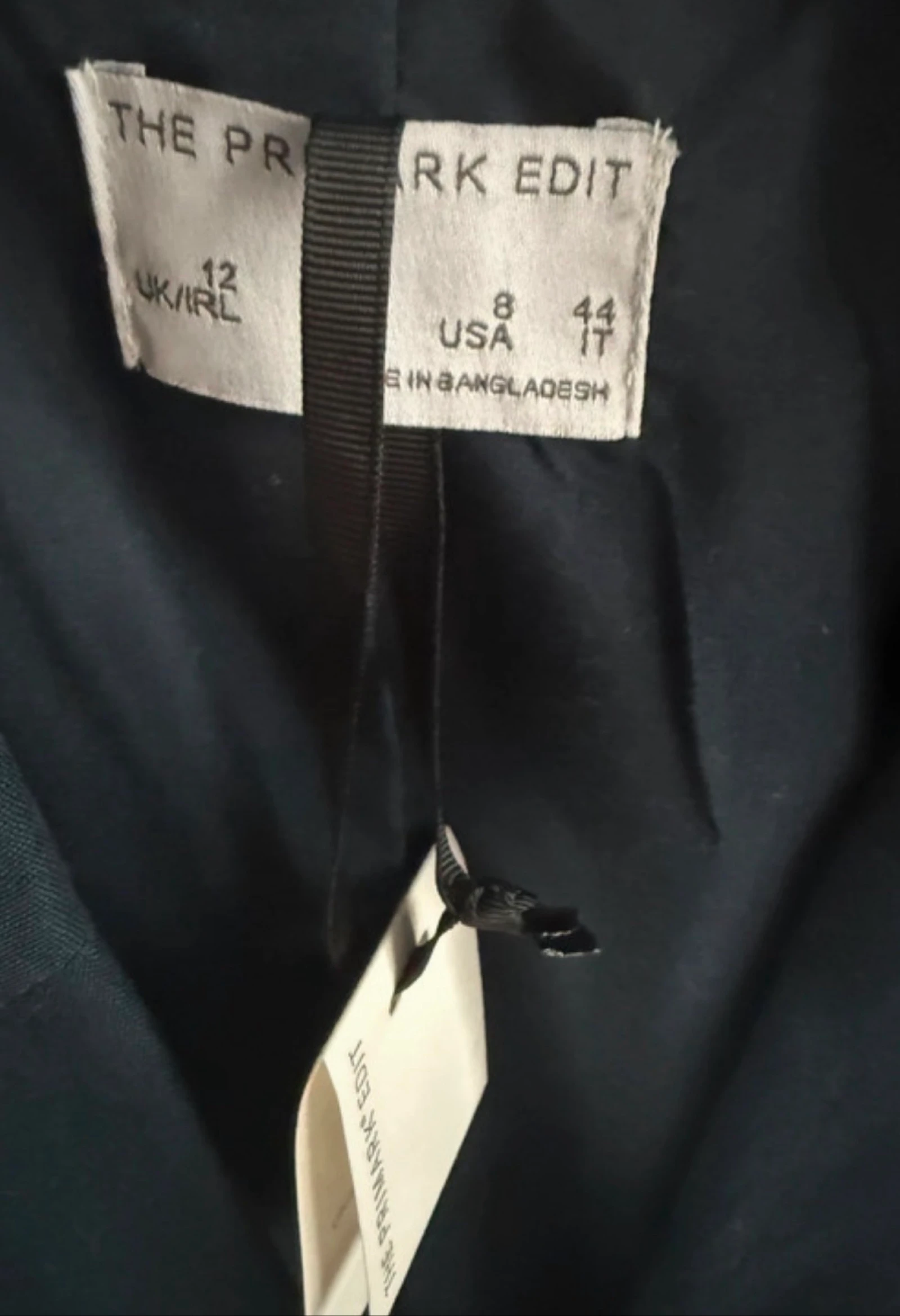 Blazer de linho azul-marinho "The Primark Edit" Tamanho 40 (Novo com etiqueta) – photo 2